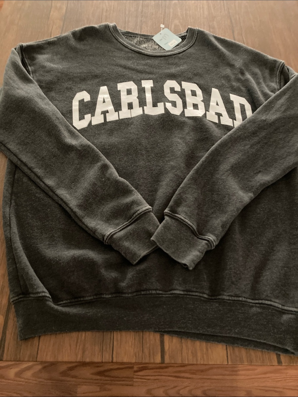 Carlsbad Graphic Crewneck Sweatshirt - Charcoal Women's Sweatshirt